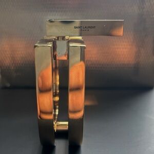 Saint Laurent Metallic Gold Bracelet “ COLLECTION EDITION “